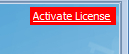 ลิงก์ Activate License ที่มุมบนขวาของหน้าต่าง Log in